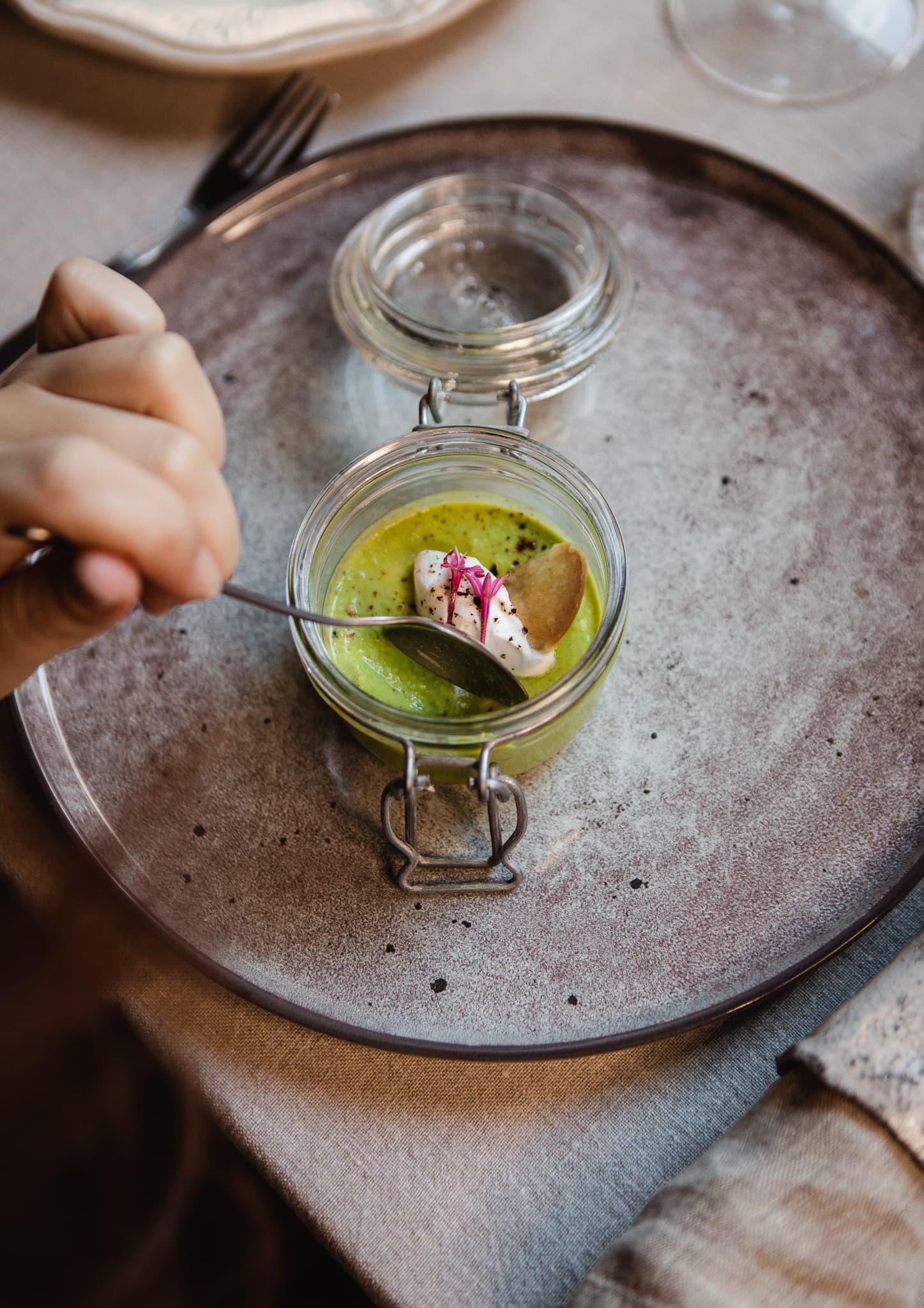 Velouté de légumes en bocal