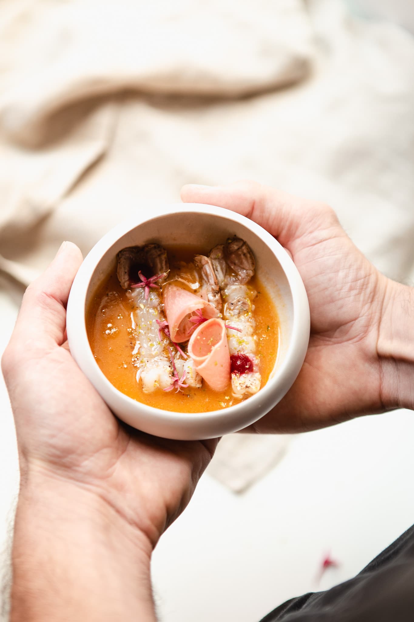 Ceviche présenté en bol