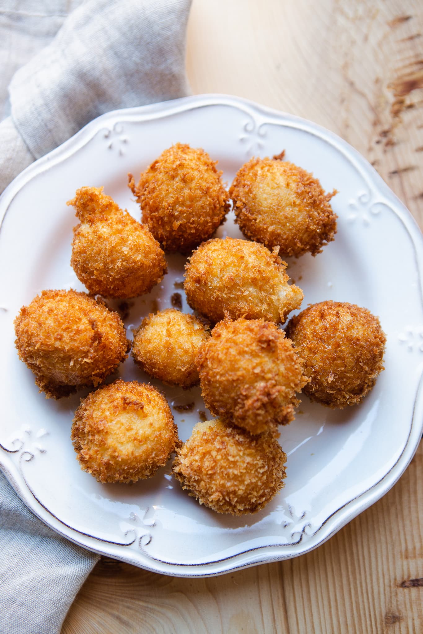 Croquettes gourmandes dressées