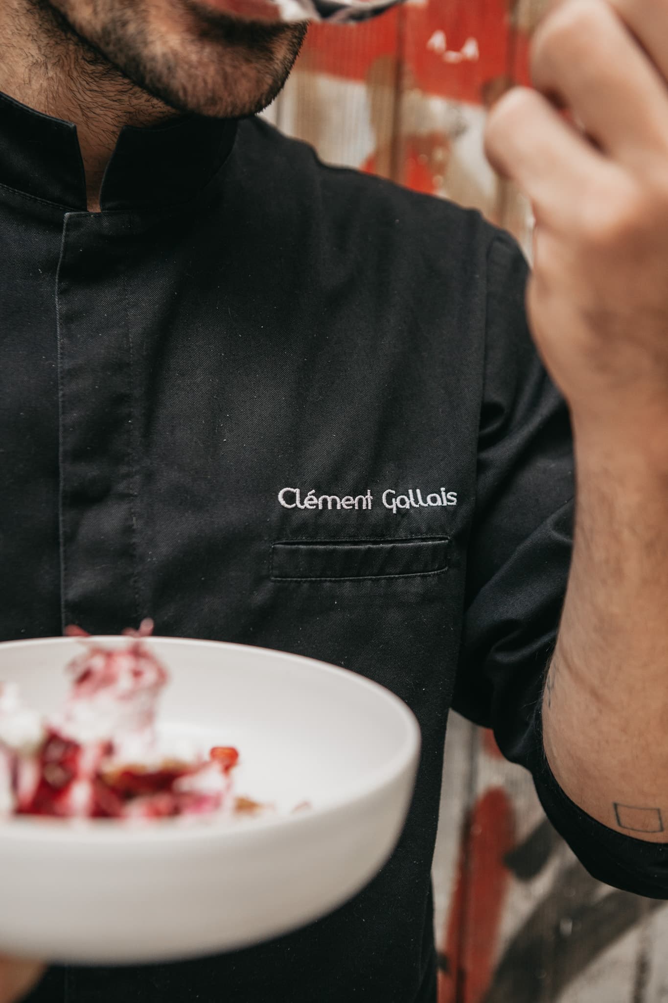 Clément Gallais en cuisine